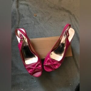 Elegant Pink Slingback Heels